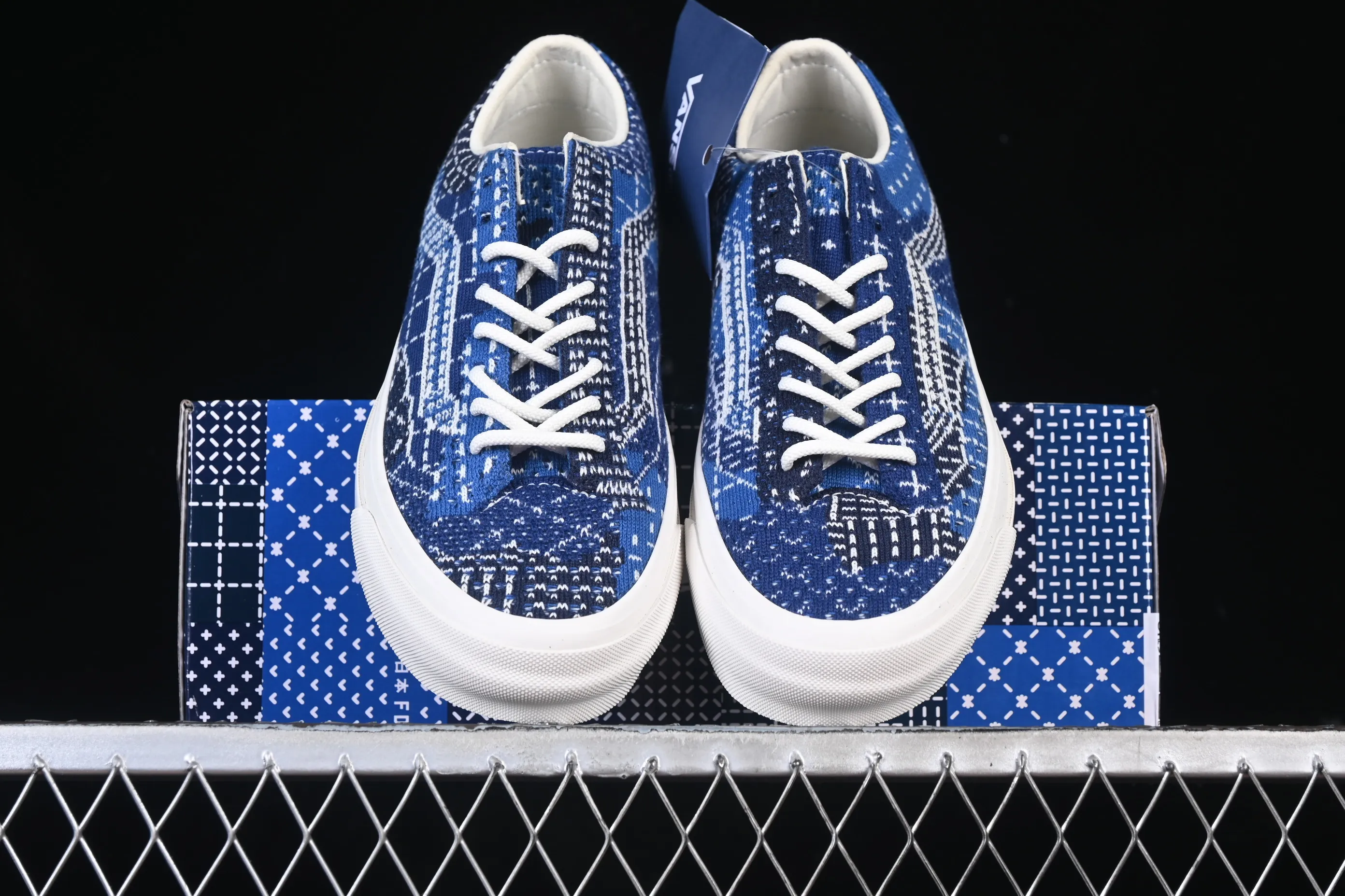 All categories Vans Vans series Vans Low Vans Old Skool 36 EK woven series Comfortable and versatile non-slip and wear-resistant casual skate shoes VN000SHXBLU